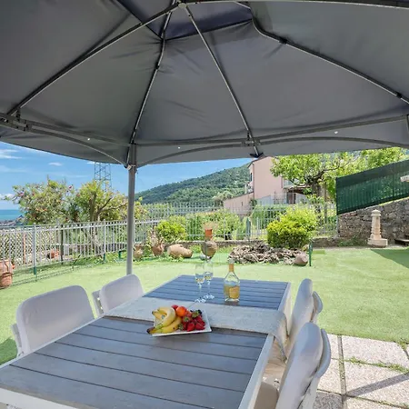 Villa Le Palme-Pool, Garden, Terrace & Sea View La Spezia