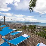 Le Palme-pool, Garden, Terrace & Sea View