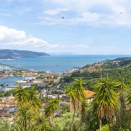 Le Palme-pool, Garden, Terrace & Sea View Βίλα Λα Σπέτσια