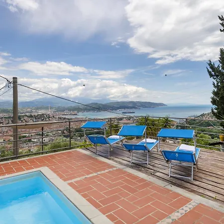 Βίλα Le Palme-pool, Garden, Terrace & Sea View *