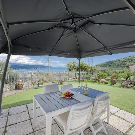 Βίλα Le Palme-pool, Garden, Terrace & Sea View Λα Σπέτσια