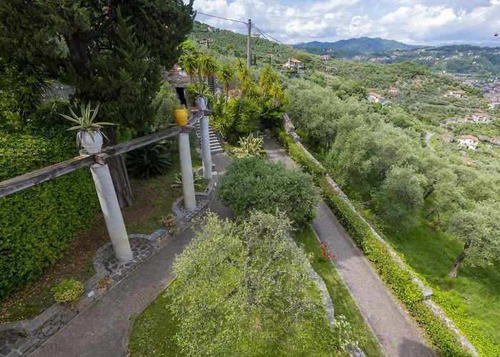 Le Palme-pool, Garden, Terrace & Sea View